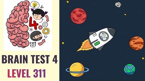 🧠 Brain Test 4 Level 311 | Astrodog must find a planet with life | Walkthrough