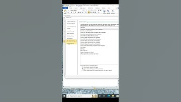 How to setting block file in MS word