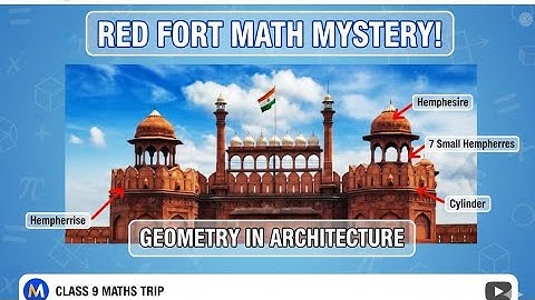 CBSE Class 9 Maths | Surface Areas & Volumes | Case Study Based Question | Red Fort