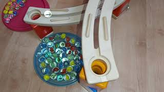 Hape Quadrilla Marble Run Cyclone Race Asmr Ep4 Marble Race Haba Marble Run Asmr Healing