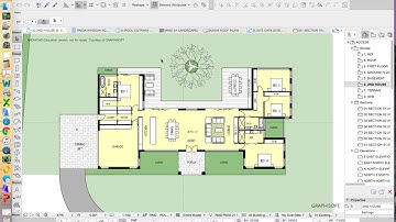ArchiCAD 21 House Project - part 17 - Roof tool