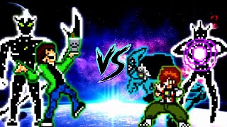 Ben 10 S3 V4 Op All Form Vs Ben 10 Carnitrix V2 Op All Form In Mugen