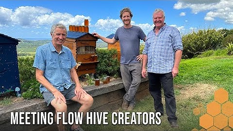 Harvesting Honey with the Inventors of the Flow Hive | The Bush Bee Man