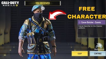 Unlocking FREE Carver Butcher - Cosmic Character Season 10 2024