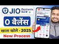 Jio payment bank account open kaise kare | Jio bank account opening | Zero balance savings account