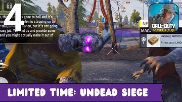 Call of Duty Mobile - Gameplay Walkthrough Part 4 - Zombies - UNDEAD SIEGE (iOS, Android)