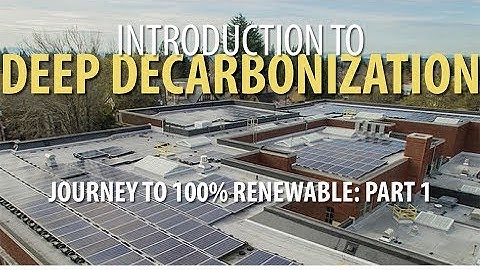 Journey to 100% Renewable: Part 1, Introduction to Deep Decarbonization