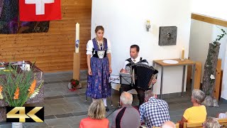 My Alpegarte - solo-jodlerin Antonia Manser | Bruder Klaus Kapelle Schwägalp 2020