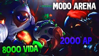 MAOKAI ES INMORTAL Y VEIGAR ONESHOTEA | MODO ARENA LEAGUE OF LEGENDS 2024