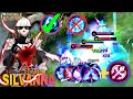 Must try this 1shot build 100 brutal silvanna gameplay mobilelegends rank zeroskillsplayer