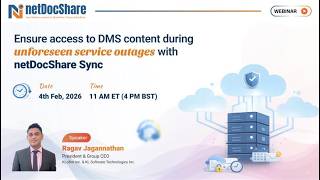 Ensure access to DMS content during unforeseen service outages with netDocShare Sync