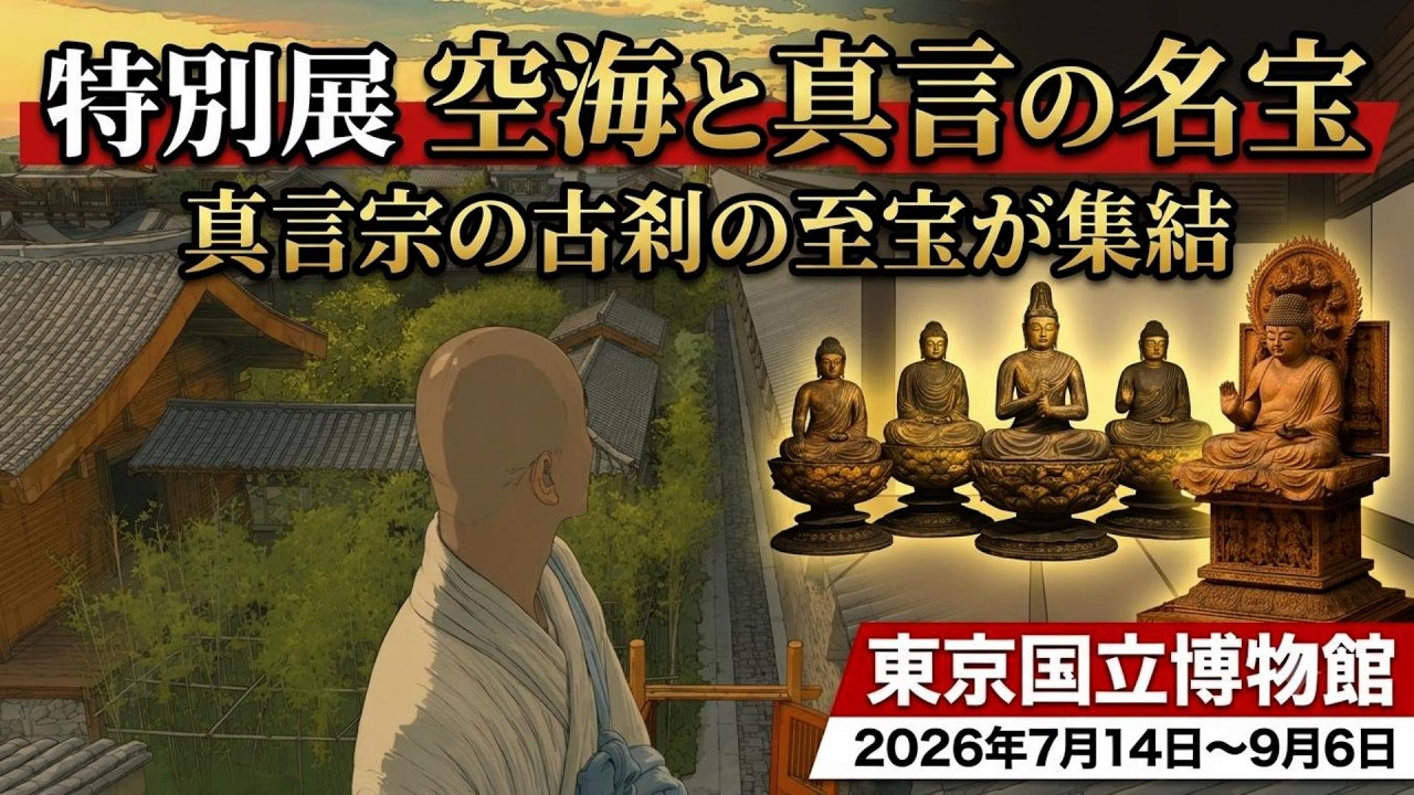 特別展「空海と真言の名宝」東京国立博物館 - YouTube