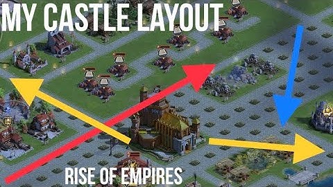MY CASTLE LAYOUT / RISE OF EMPIRES / NEW START - 2023 / GAMEPLAY, TIPS & HINTS