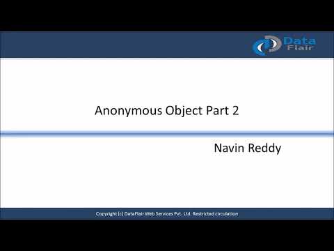 Java Anonymous Object Part-2