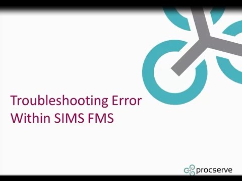 Training video to correct errors when importing orders into SIMS FMS