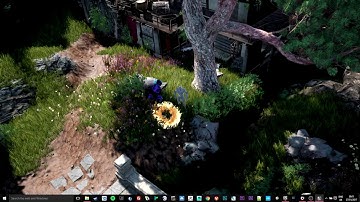 Top Down Terrain Study UE4 - Daylight