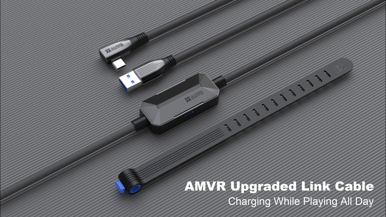 AMVR Upgraded Link Cable For Quest 2  Provides Ultra-durable Power Supply  