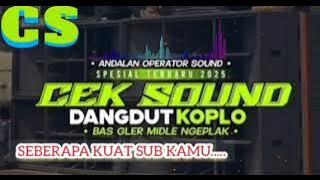 CEK SOUND VIRAL 2025‼️UNTUK SPEK SUB MIDDLE‼️AUDIO JERNIH BASS EMPUK COCOK BUAT HAJATAN RUMAHAN