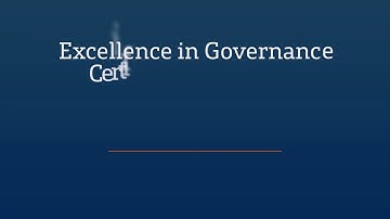 EIG Webinar Series Excellence in Governance Part 3