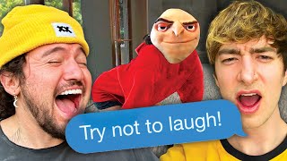 TRY NOT TO LAUGH CHALLENGE (w/ friends)