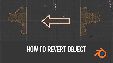Blender Tutorial HOW TO REVERT OBJECT IN EDIT MODE ON X/Y/Z AXIS