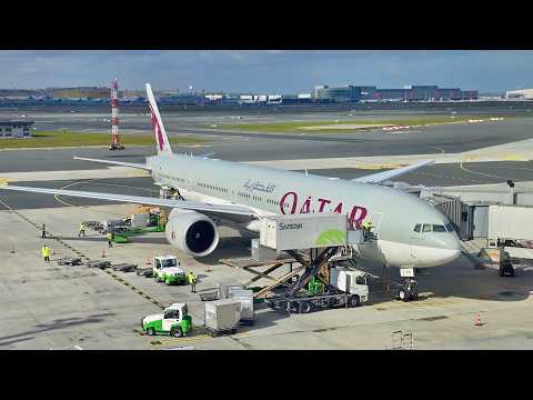 Qatar Airways Boeing 777-300ER | Doha to Istanbul