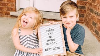 Our First Day Of Homeschooling!