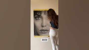 My portraits 2001 - 2024. I took a long break between 2003-2015. #shorts