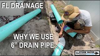 Stormwater Drainage System Design - What Size Pipe Should I Use For My Yard Drainage - 4 or 6