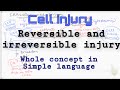 Reversible and Irreversible Cell injury  Cell injury -pathology lecture #pathology #Cell _injury