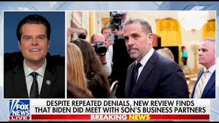 Gaetz exposes the investigation into Hunter Biden