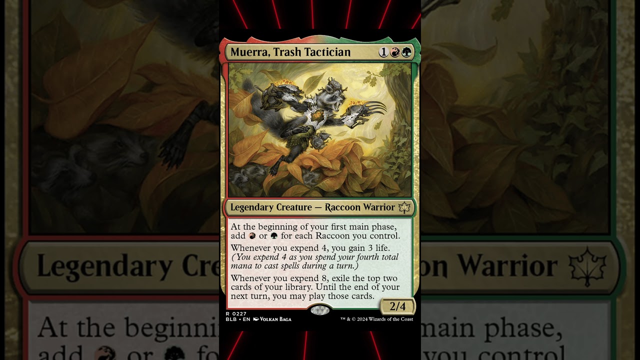 mtg expend cards Magic The Gathering - Bloomburrow - Muerra, Trash Tactician (You expend 4 as you spend your fourth total mana to cast spells during a turn.) For the last time its porcelain BLB] Muerra, Trash Tactician :
