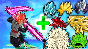 Goku Black All Transformations #dragonball #goku #dragonballz
