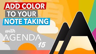 Add COLOR to your NOTE-TAKING with Agenda 15 Wealth