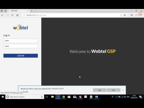 Webtel GSP ASP Process