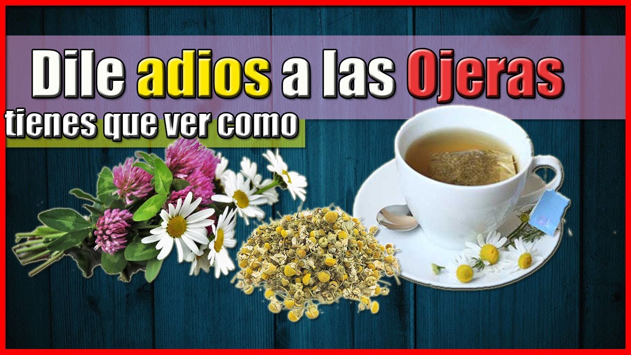 Quita las OJERAS / 😱 Té de Manzanilla para las Ojeras/ Remedio de