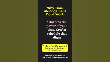 Master your time, master your life #motivation #timemanagement #viral #viralvideo #shortvideo #usa