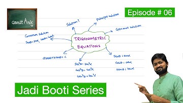 Episode 6 - Trigonometric Equations | Jadi Booti Series | JEE/BITSAT/CET/ Class 11 & 12 #mindmap