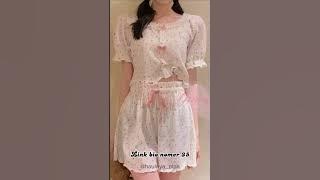 Baju tidur lengan pendek #piyama  #shortvideo #shortfund #shortfeed
