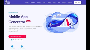 React Native Generator - create mobile application templates in few easy steps