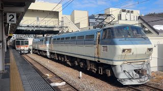 【8865レ・甲種終えた125号機🦈重連‼️】EF66ｰ130 +ﾑﾄﾞEF66ｰ125 @米原にて‼️