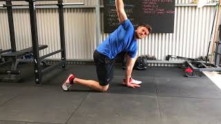 Spiderman with Thoracic Rotation