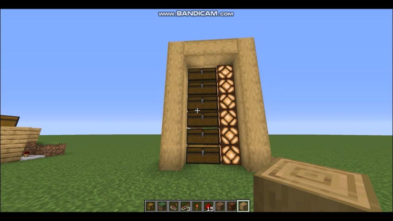 how to make a item indicator chest storage system in minecraft. YouTube