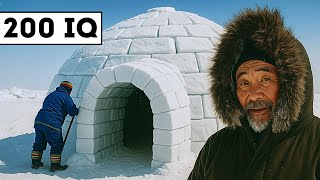 картинка: Как инуиты строят настоящее иглу всего за 2 часа