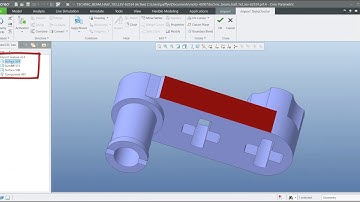 Creo Repair Imported Geometry tutorial: How to create missing Curve for a Surface