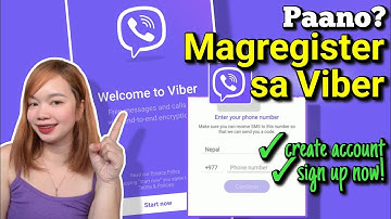 PAANO GUMAWA NG VIBER ACCOUNT | SIGN UP & REGISTER | Riencyll Cabile