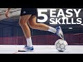 5 Easy Tight Space Dribbling Skills To Beat Defenders | Easy Dribbling Skills Tutorial
