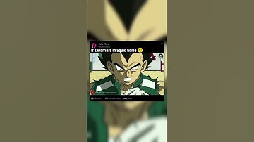 If Z warriors In Squid Game 😯 #dbs #squidgame #dbsquidgame #goku #dragonball #anime #dbz #vegeta