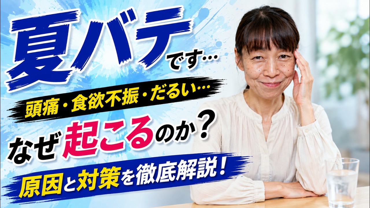 夏バテ💦どしたらいいのか？