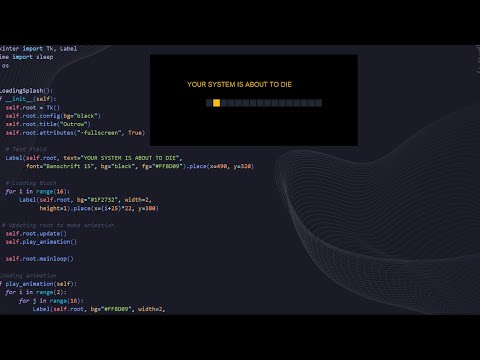 windows shutdown outro in python